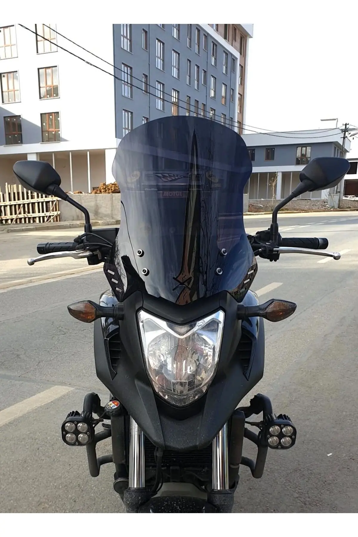 Honda NC 700 750 X Ön Cam 2012-2015 Model 50cm Siyah Renkli 4mm ORTA BOYLU