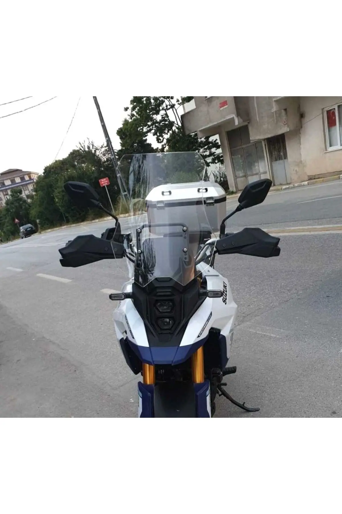 Suzuki V-strom 800 DE Ön Cam 2023-2026 Model 50cm Şeffaf Renkli 4mm