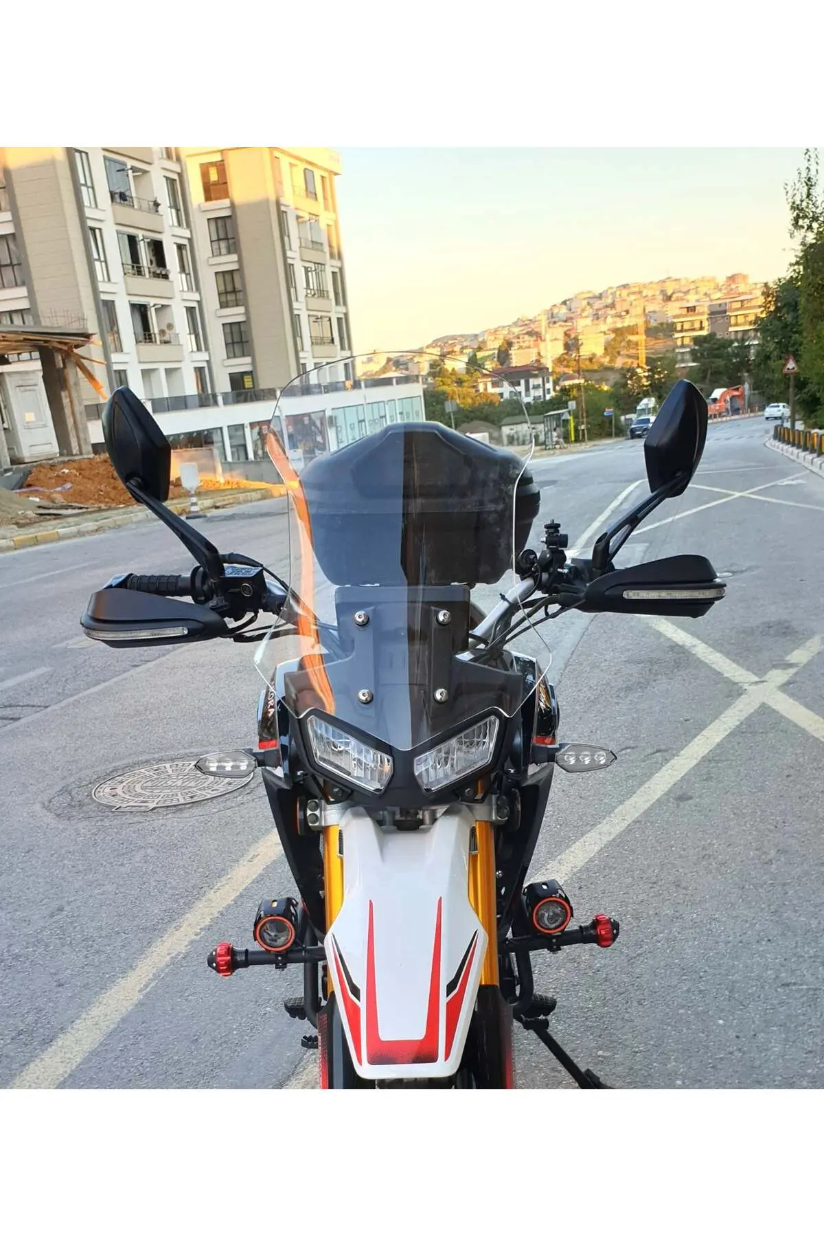 Arora CR 250 Ön Cam 2025-2026 Model 55cm Şeffaf Renkli 4mm