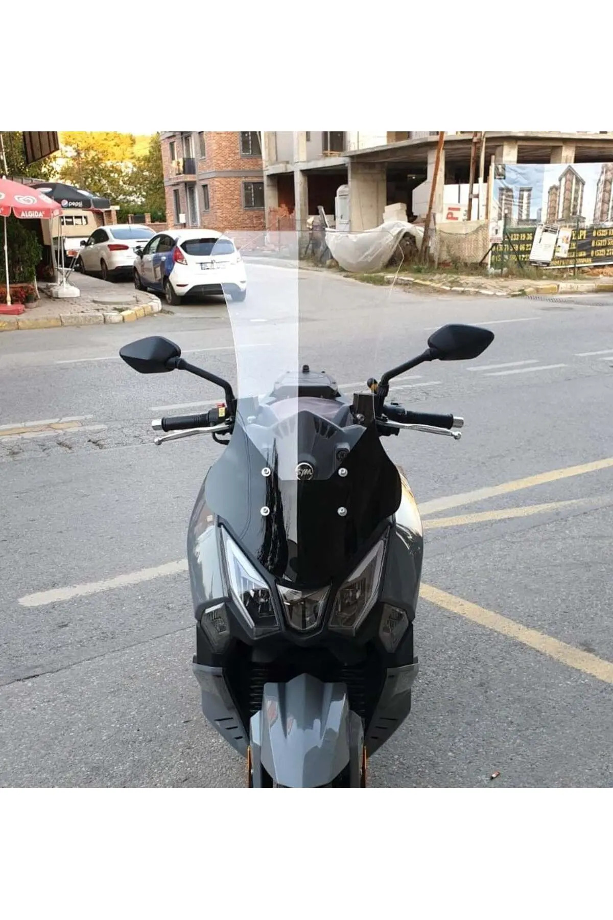 SYM Joyride 300 Ön Cam 2023-2026 Model 75cm Şeffaf Renkli 4mm UZUN