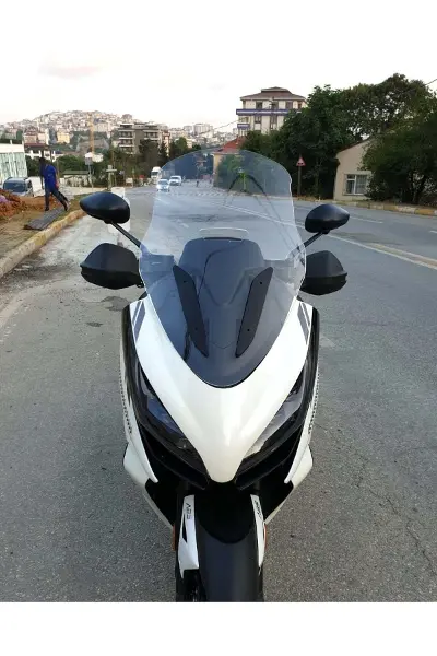 Zontes 350 E Ön Cam 2022-2023 Model 70cm Şeffaf Renkli 4mm