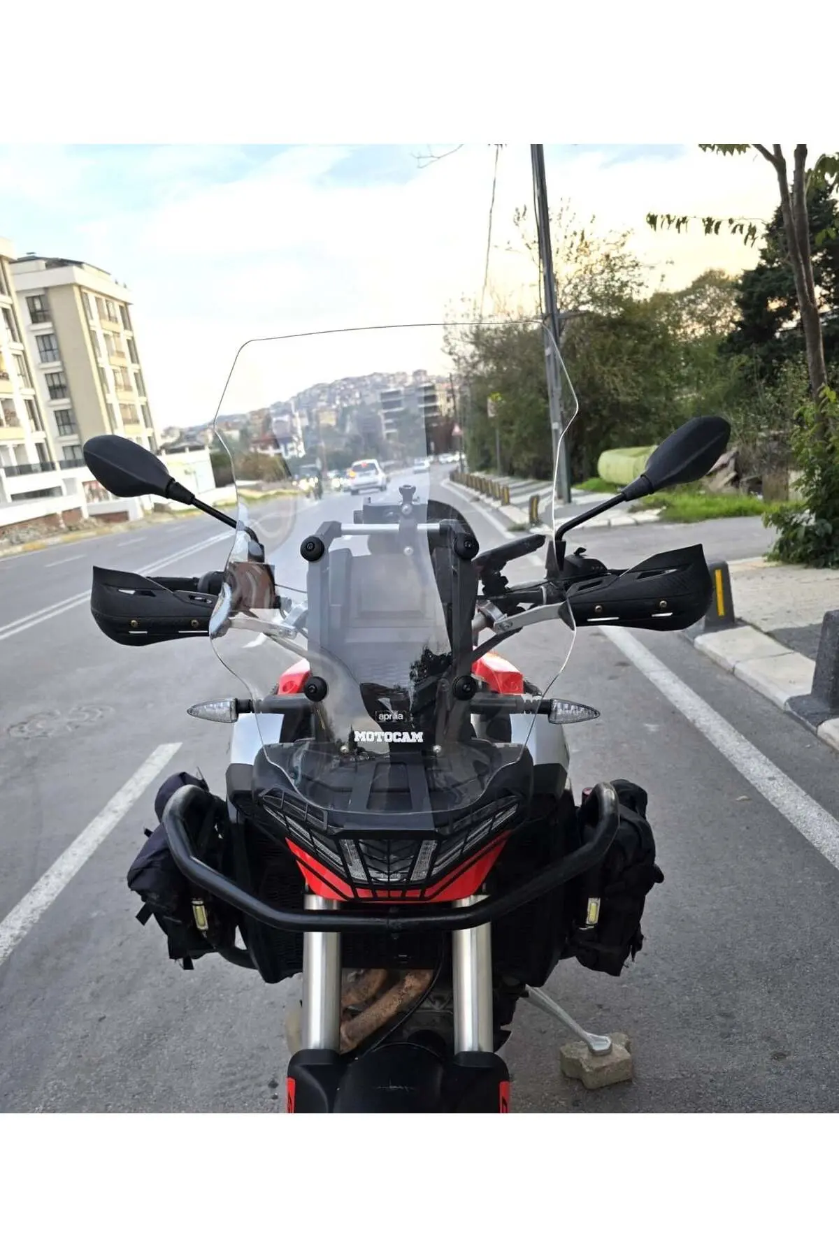 Aprilia Tuareg 660 Ön Cam 2022-2026 Model 58cm Şeffaf Renkli 4mm