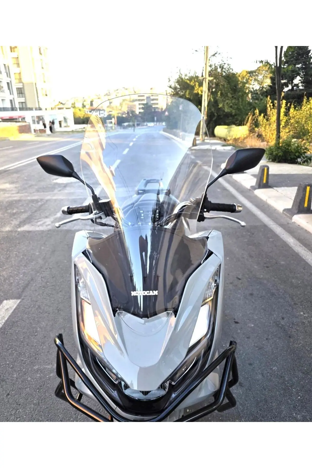 Honda PCX Ön Cam 2021-2024 Model 65cm Şeffaf Renkli 4mm
