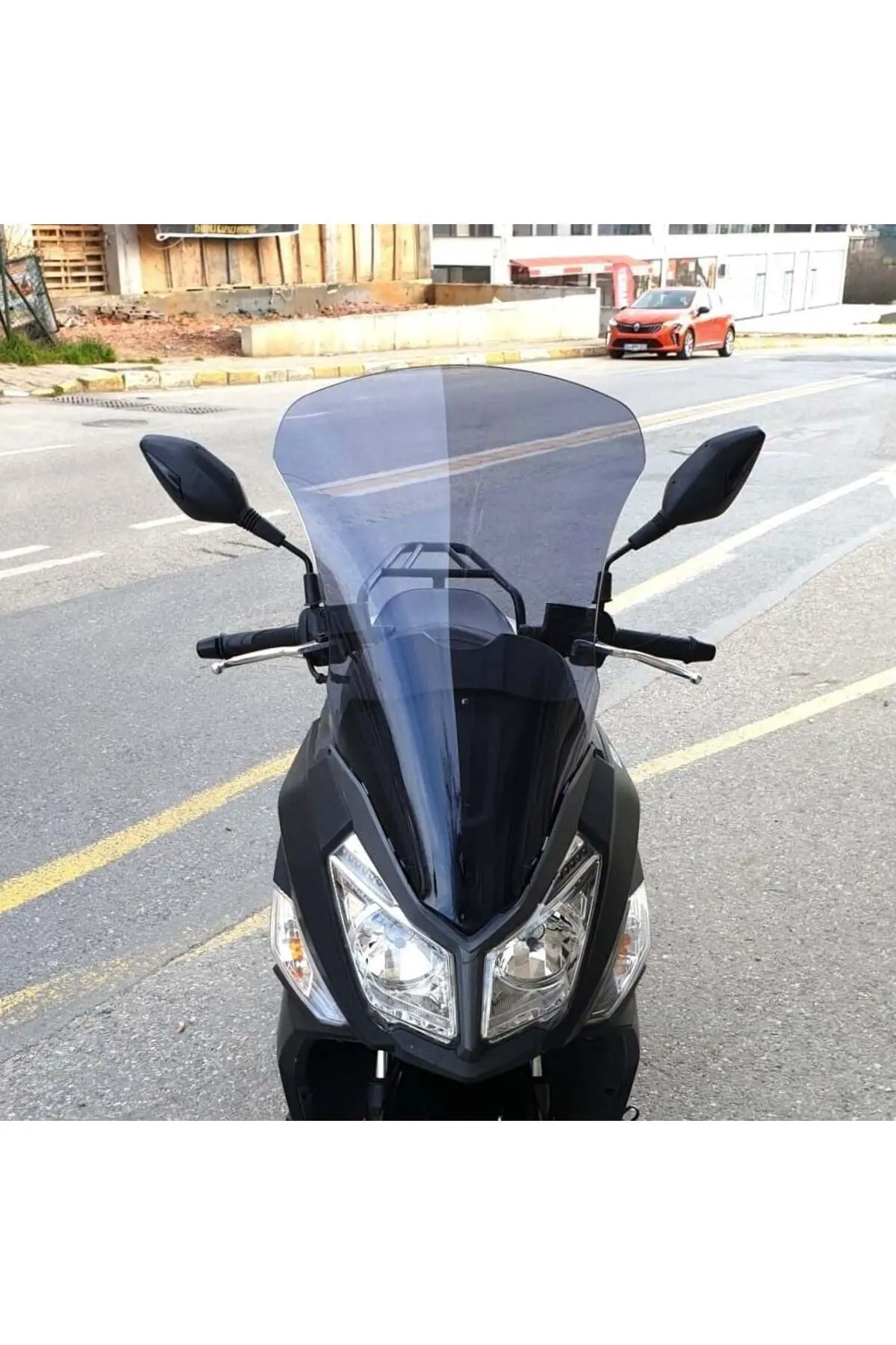 SYM JET 14 200 Ön Cam 2017-2026 Model 65cm Füme Renkli 4mm UZUN