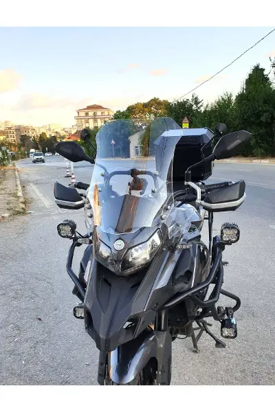 Benelli TRK 502 Ön Cam 2017-2026 Model 54cm Şeffaf Renkli 4mm