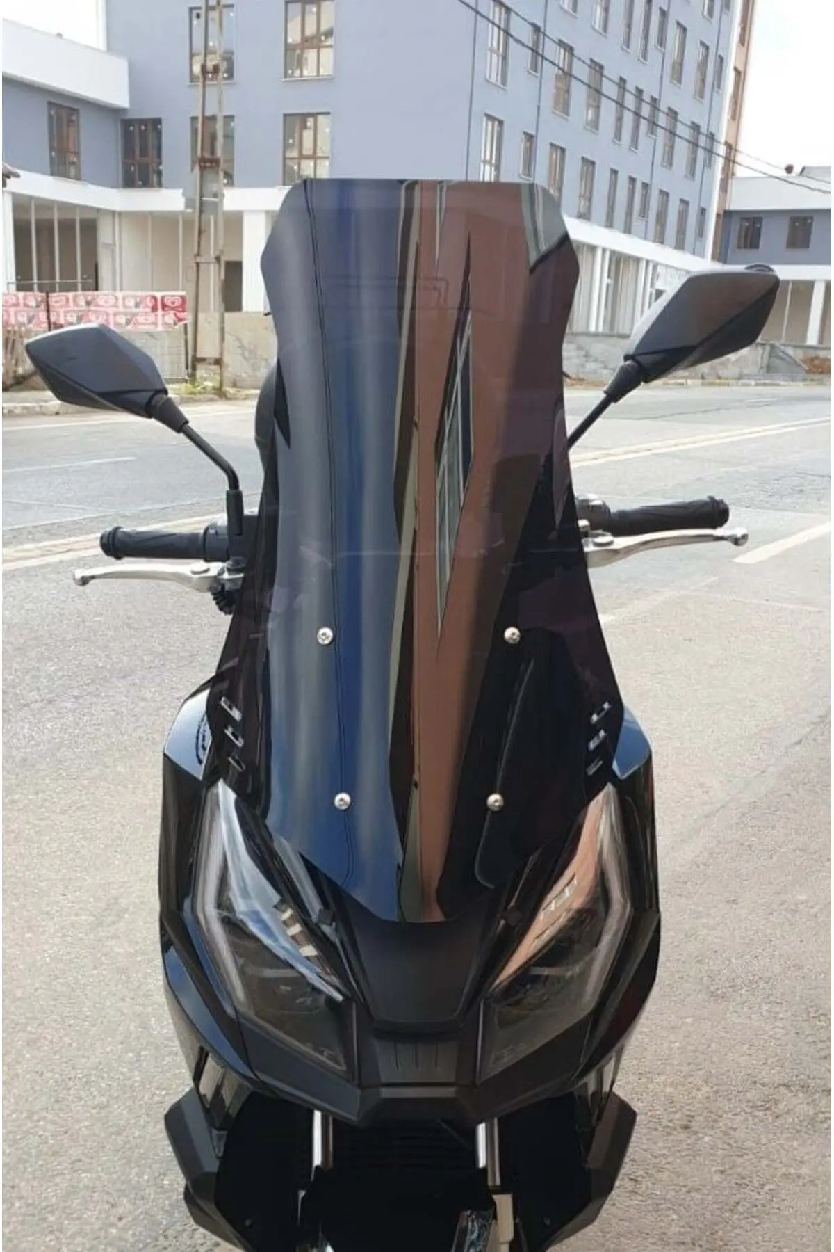 Kanuni Seha 125 Ön Cam 2022-2026 Model 75cm Siyah Renkli 4mm UZUN
