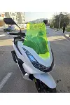 Honda PCX Ön Cam 2021-2024 Model 47cm Neon Sarı Renkli 4mm SPORTİF-2