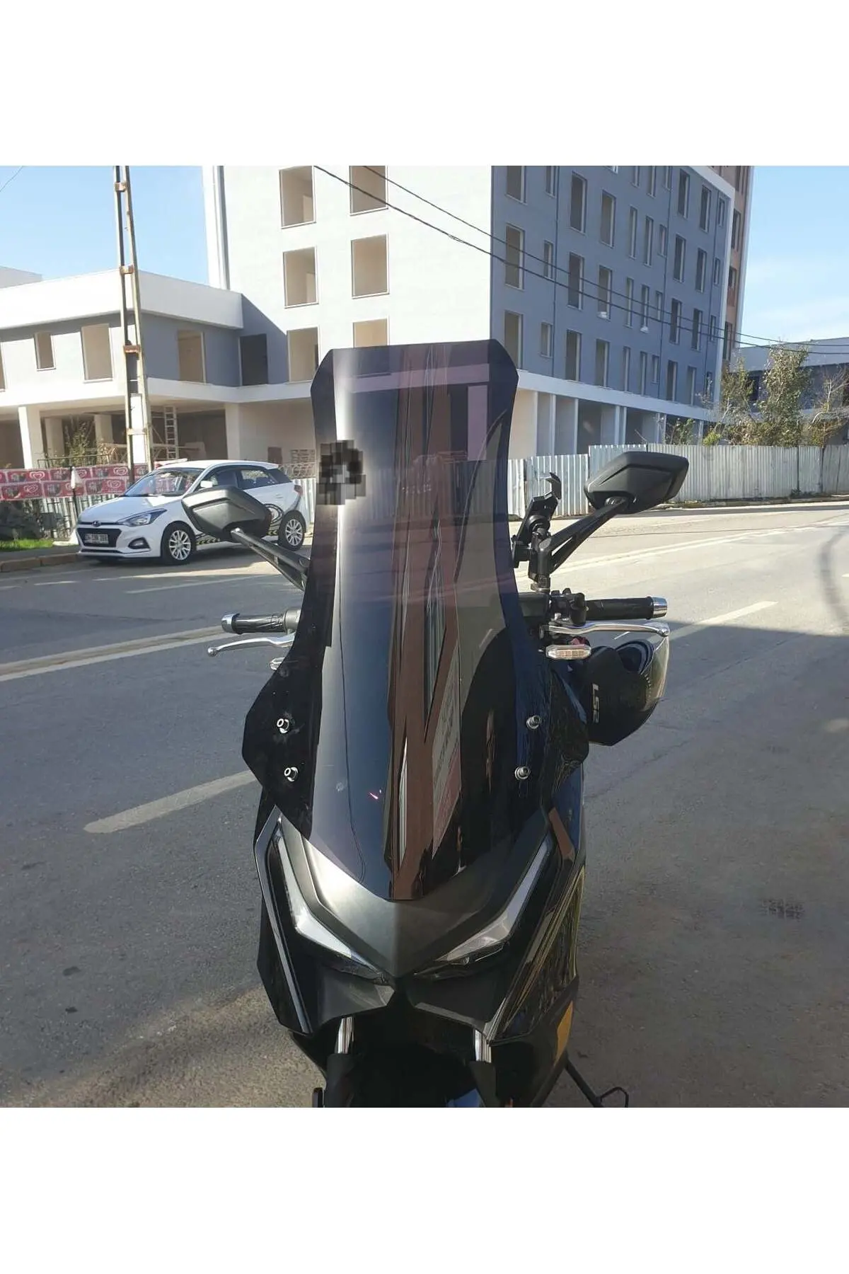 Kymco Krv 200 Ön Cam 2022-2026 Model 75cm Siyah Renkli 4mm UZUN