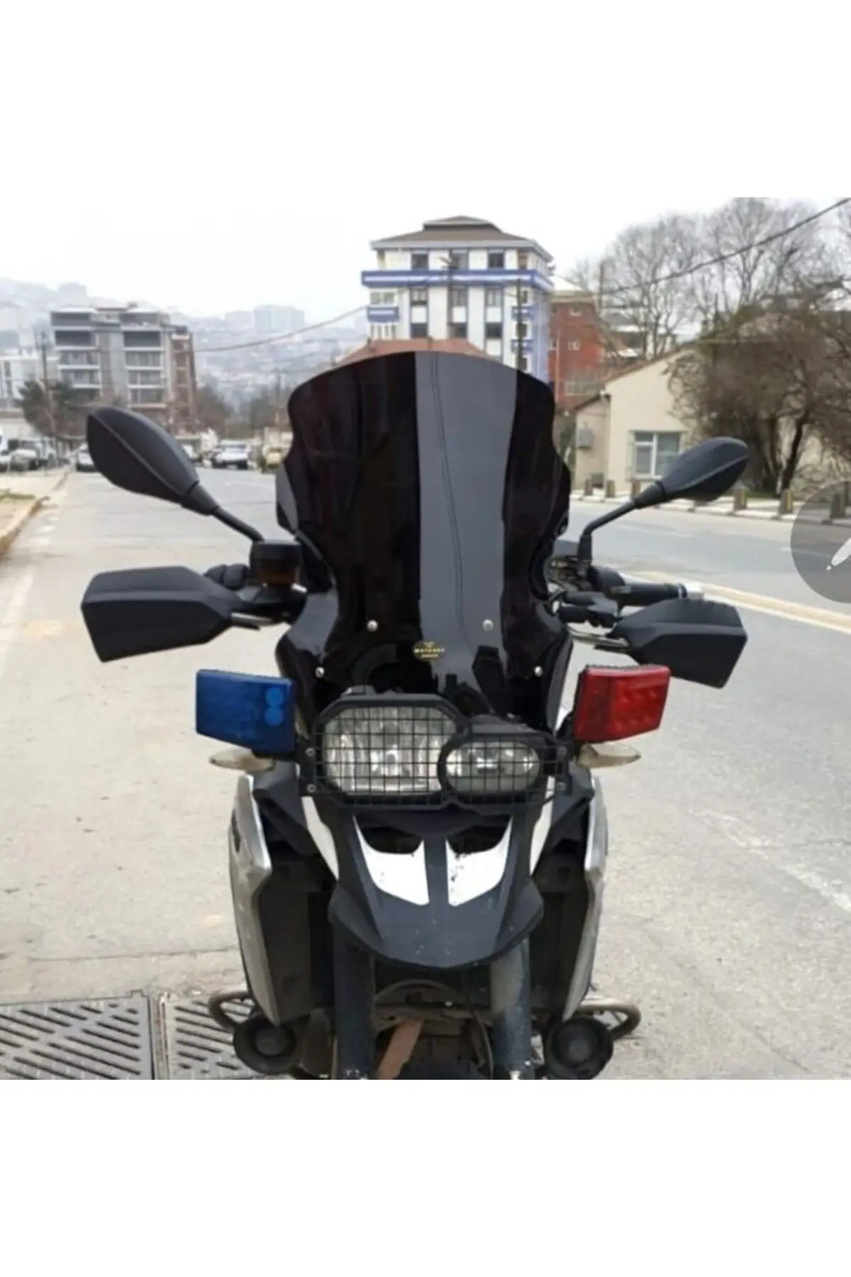 Bmw F 800 GS Ön Cam 2008-2012 Model 47cm Siyah Renkli 4mm