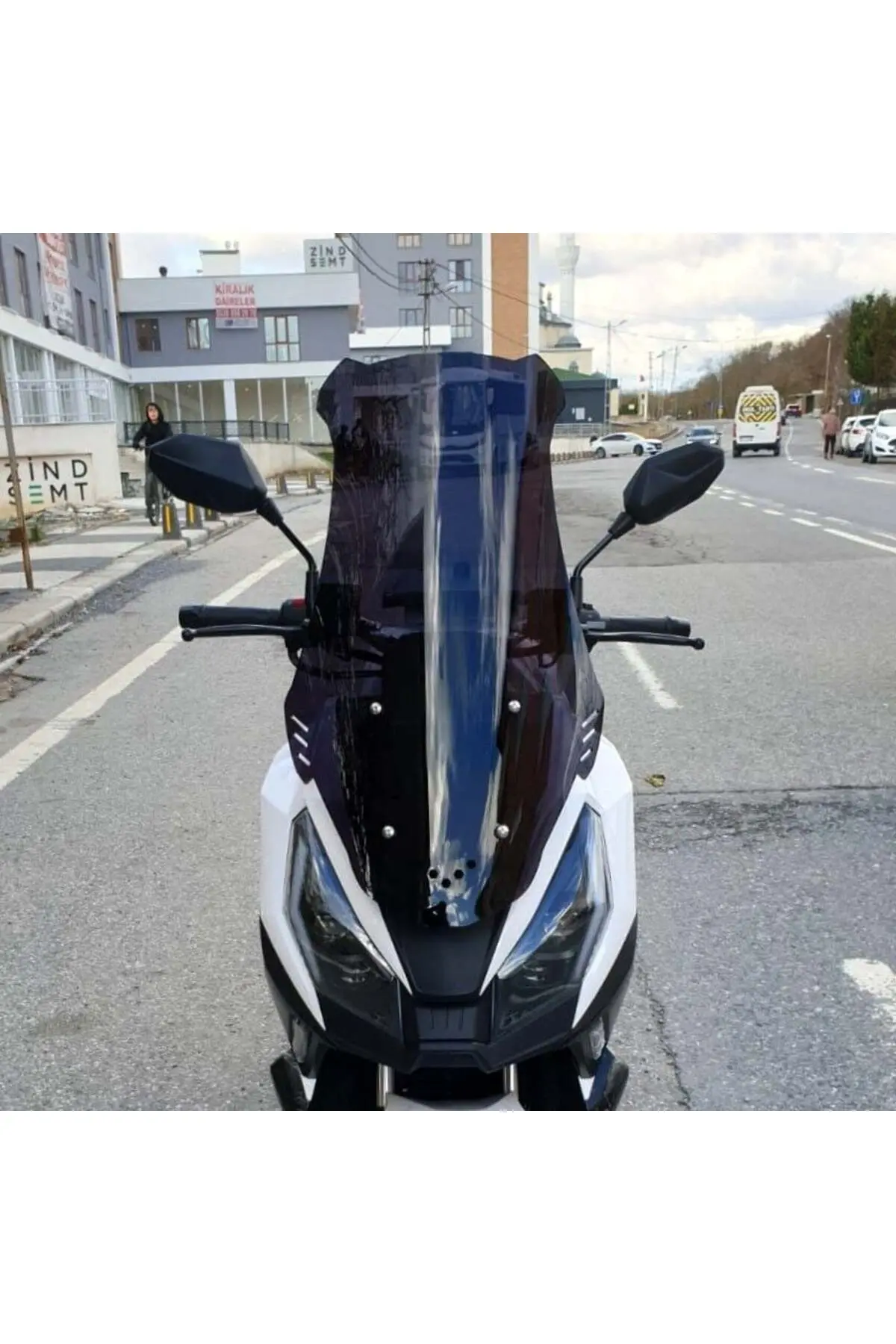 Volta Apec Apx7 Ön Cam 2025-2026 Model 68cm Siyah Renkli 4mm ORTA BOYLU
