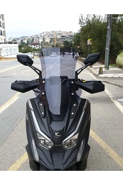 Kymco DTX 360 Ön Cam 2021-2026 Model 55cm Füme Renkli 4mm