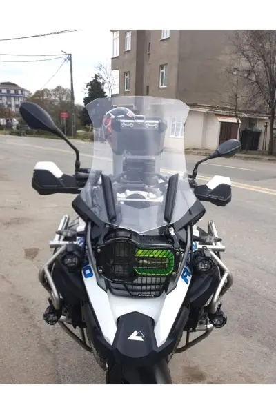 Bmw R 1200-1250 GS Ön Cam 2013-2024 Model 52cm Şeffaf Renkli 4mm UZUN