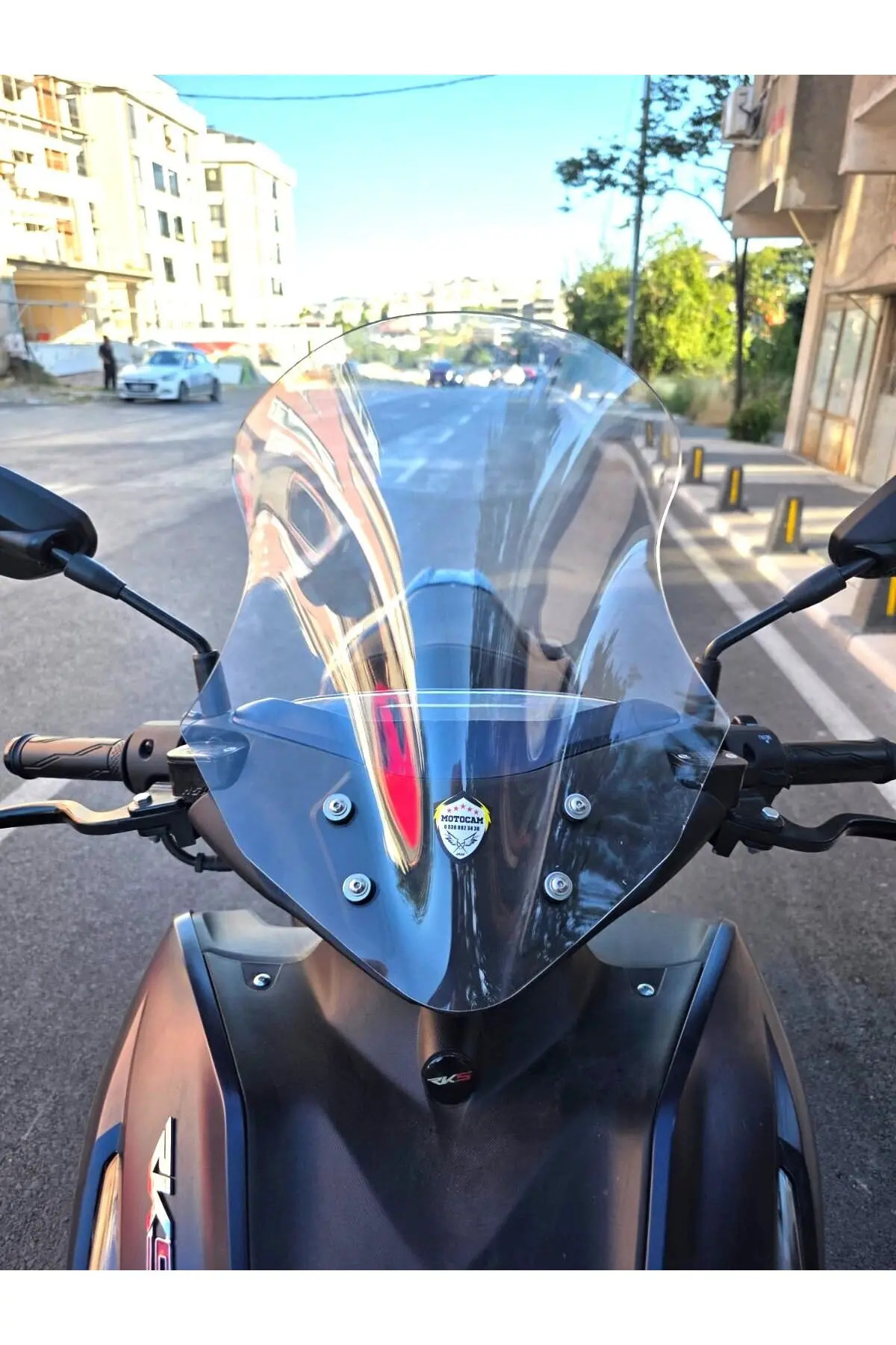 RKS Arome 125 Ön Cam 2022-2026 Model 43cm Şeffaf Renkli SPORTİF