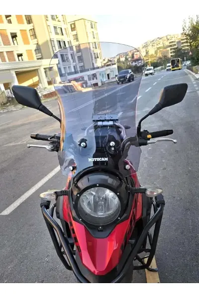 Suzuki V-Strom DL 250 Ön Cam 2017-2020 Model 51cm Füme Renkli 4mm