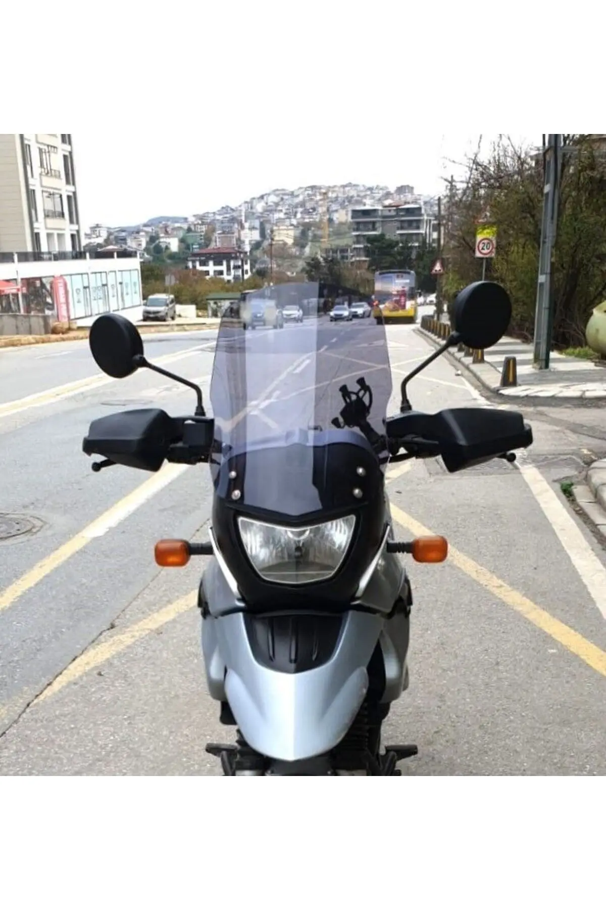 Bmw F 650 GS Ön Cam 2004-2007 Model 45cm Füme Renkli 4mm