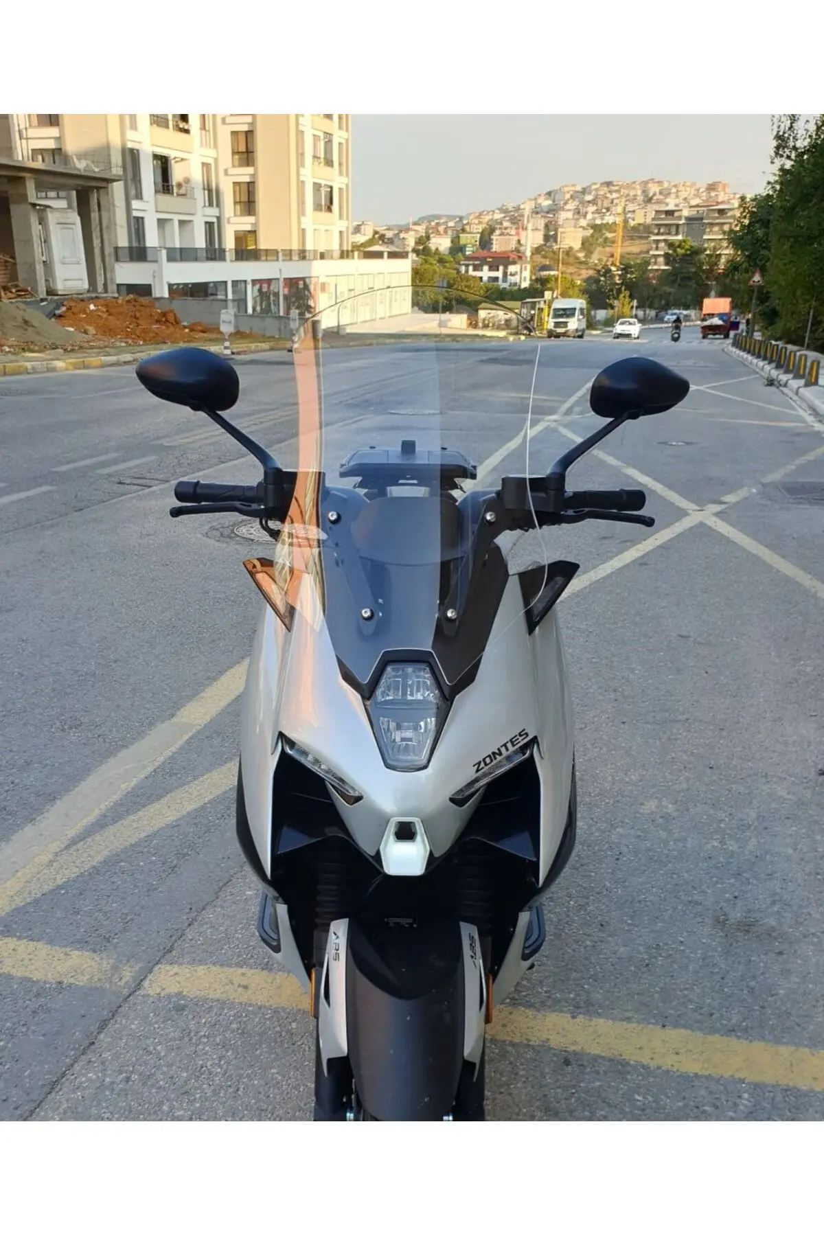 Zontes ZT 125 Ön Cam 2025-2026 Model 55cm Şeffaf Renkli 4mm