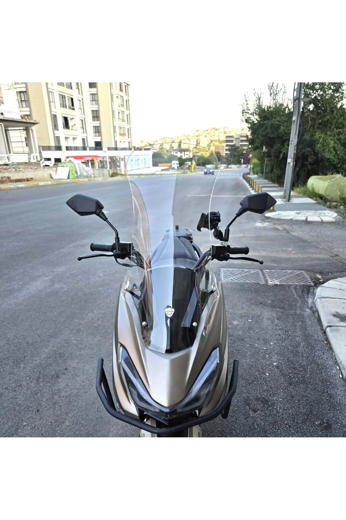Küba Newlight 125 Pro Ön Cam 2023-2026 Model 75cm Şeffaf Renkli 4mm UZUN BOYLU