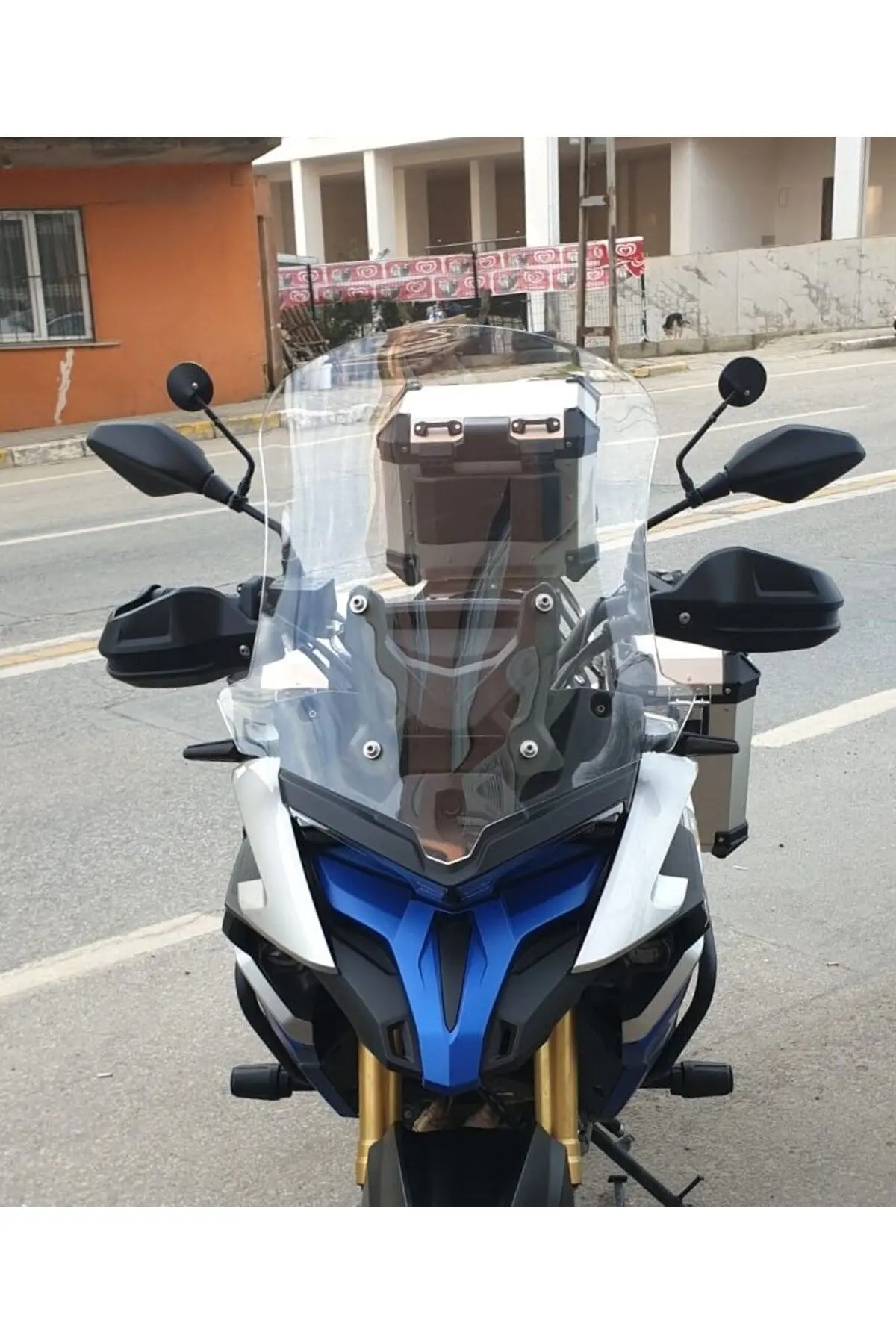 Voge DS 625X Ön Cam 2023-2026 Model 56cm Şeffaf Renkli 4mm GENİŞ MODEL