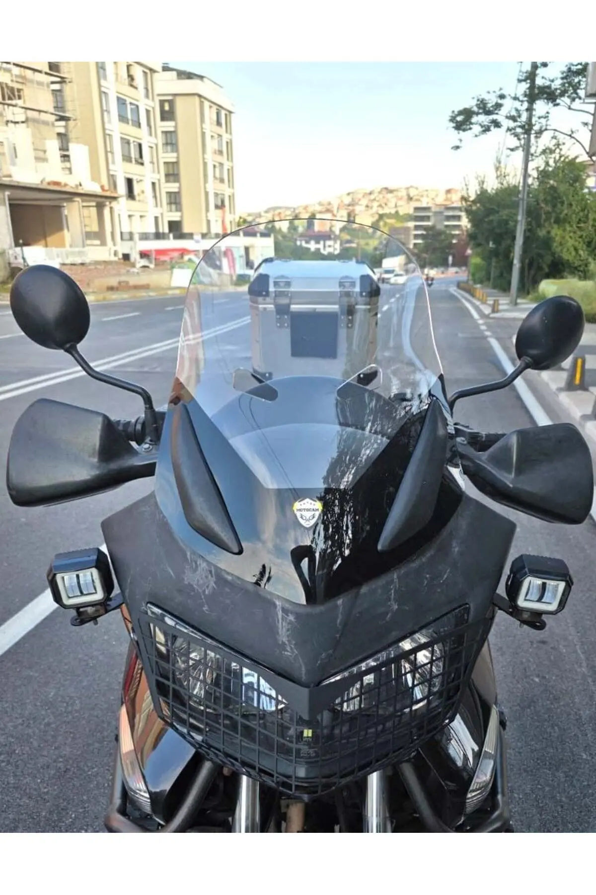 Honda CBF 1000 Ön Cam 2005-2013 Model 48cm Şeffaf Renkli 4mm