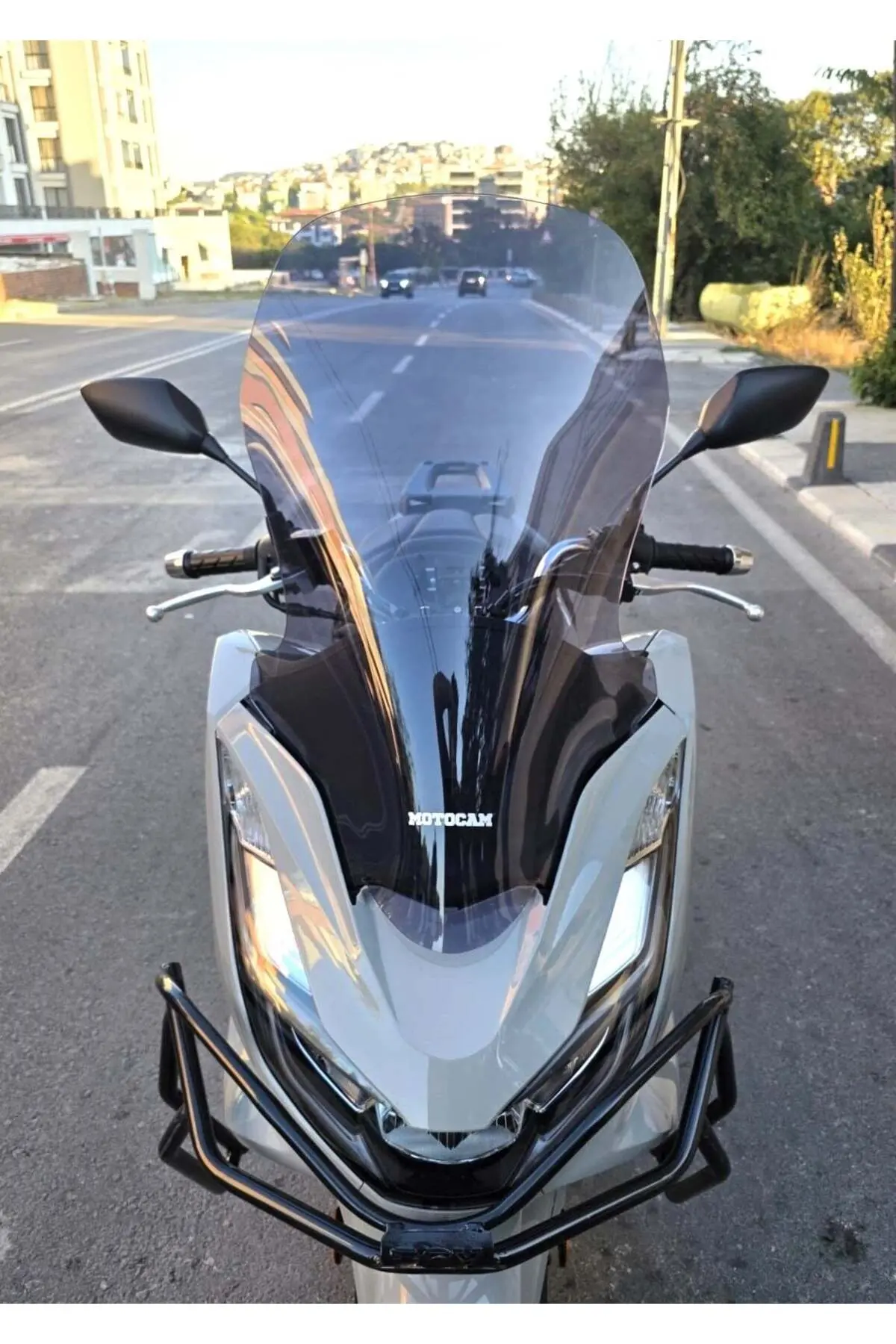 Honda PCX Ön Cam 2021-2024 Model 65cm Füme Renkli 4mm