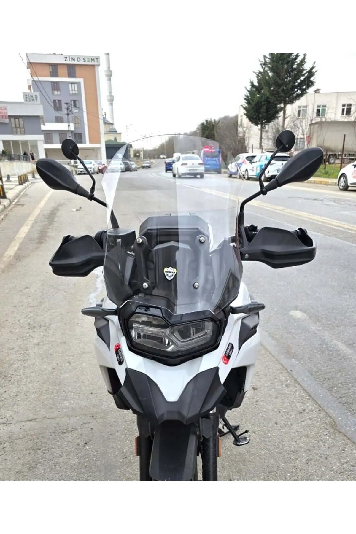 Bmw F 800 GS Ön Cam 2024-2026 Model 44cm Şeffaf Renkli 4mm