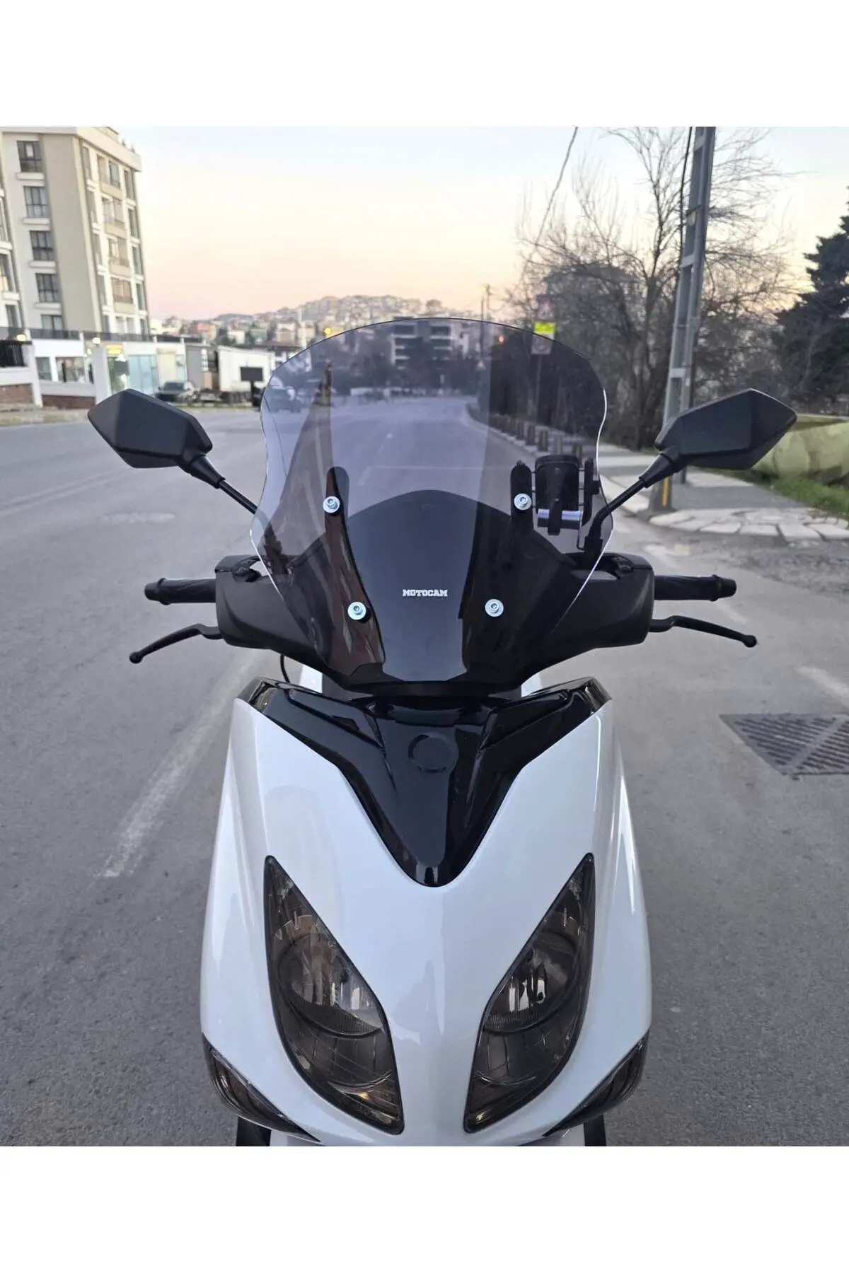 Yamaha Xcity 250 Ön Cam 2007-2017 Model 40cm Füme Renkli 4mm
