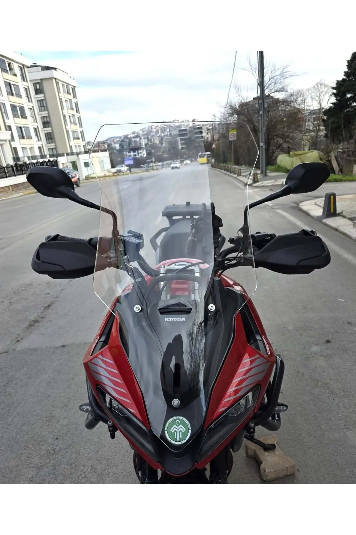 Trıumph Tiger Sport 660 Ön Cam 2022-2026 Model 73cm Şeffaf Renkli 4mm