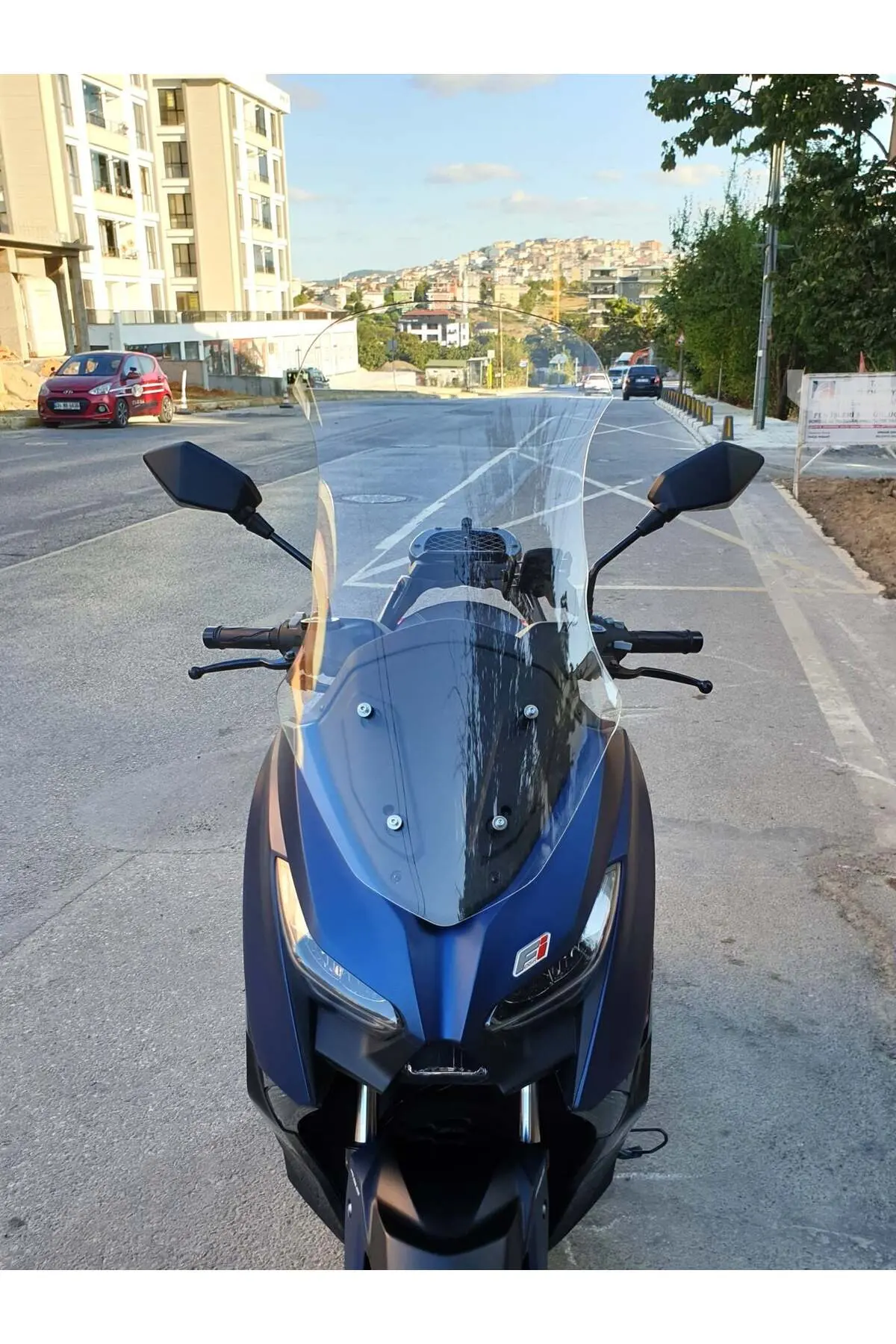 Arora Max PRO 125 Ön Cam 2023-2026 Model 75cm Şeffaf Renkli 4mm UZUN