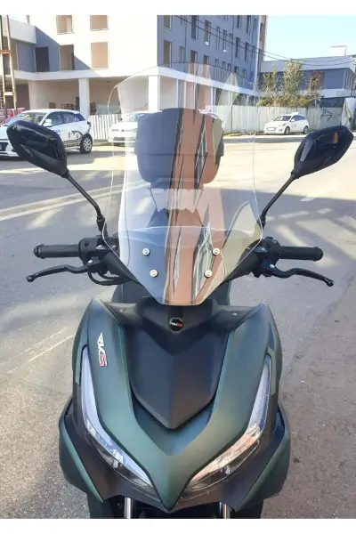 Yamaha Mio Aerox 125 Ön Cam 2023-2026 Model 54cm Şeffaf Renkli 4mm