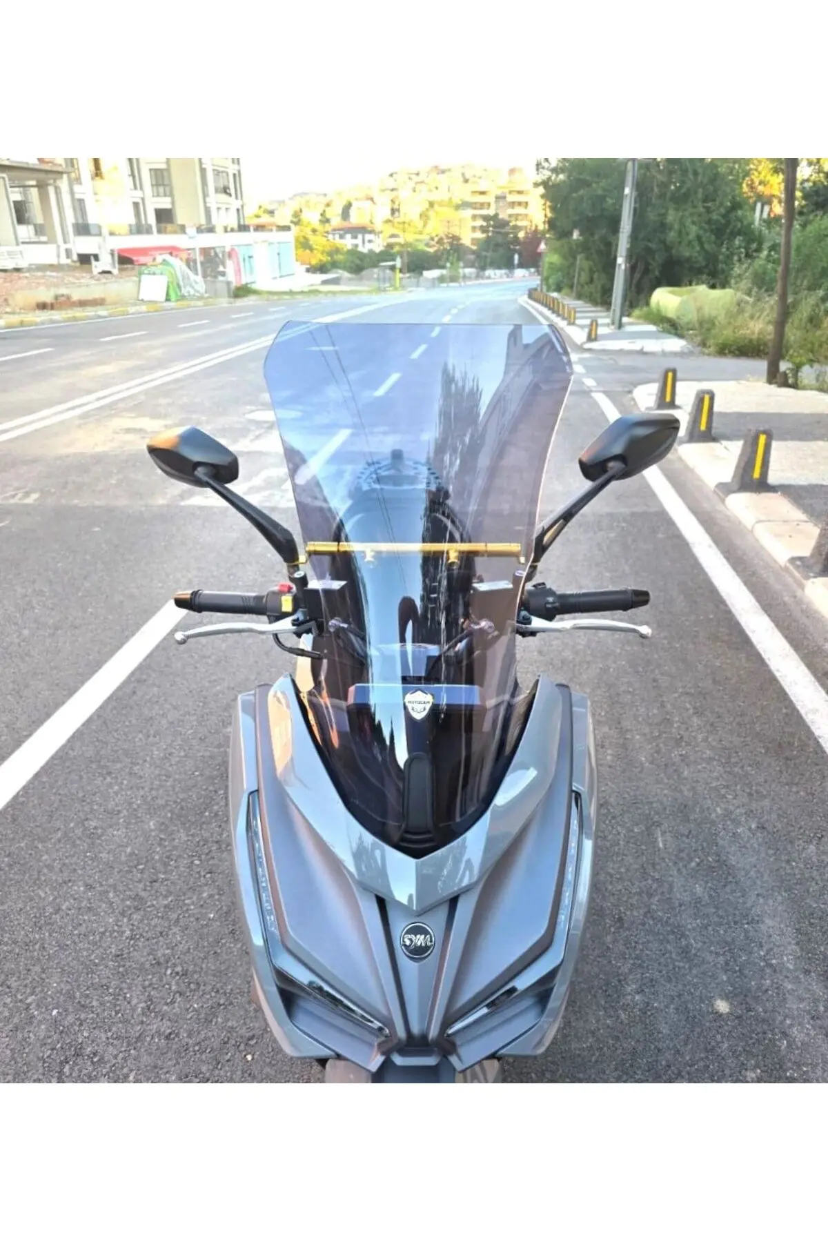 Sym Cruisym 150 GT Ön Cam 2023-2026 Model 58cm Füme Renkli 4mm