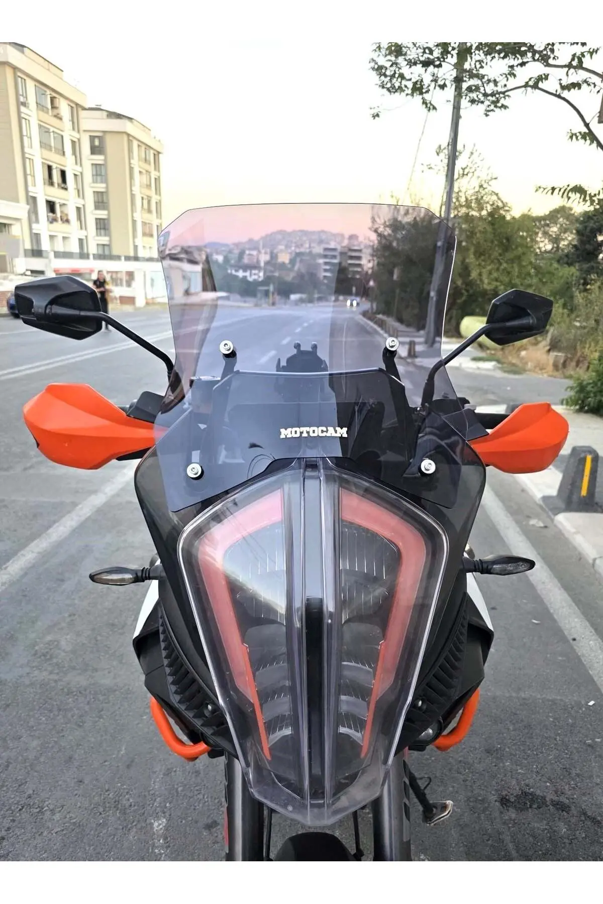KTM 1290 Super Adventure Ön Cam 2017-2020 Model 43cm Füme Renkli 4mm