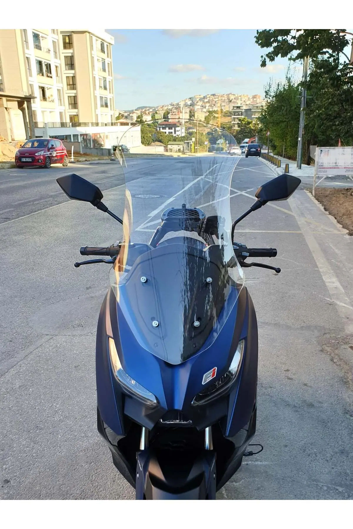 Arora Max PRO 125 Ön Cam 2023-2026 Model 65cm Şeffaf Renkli 4mm ORTA BOYLU