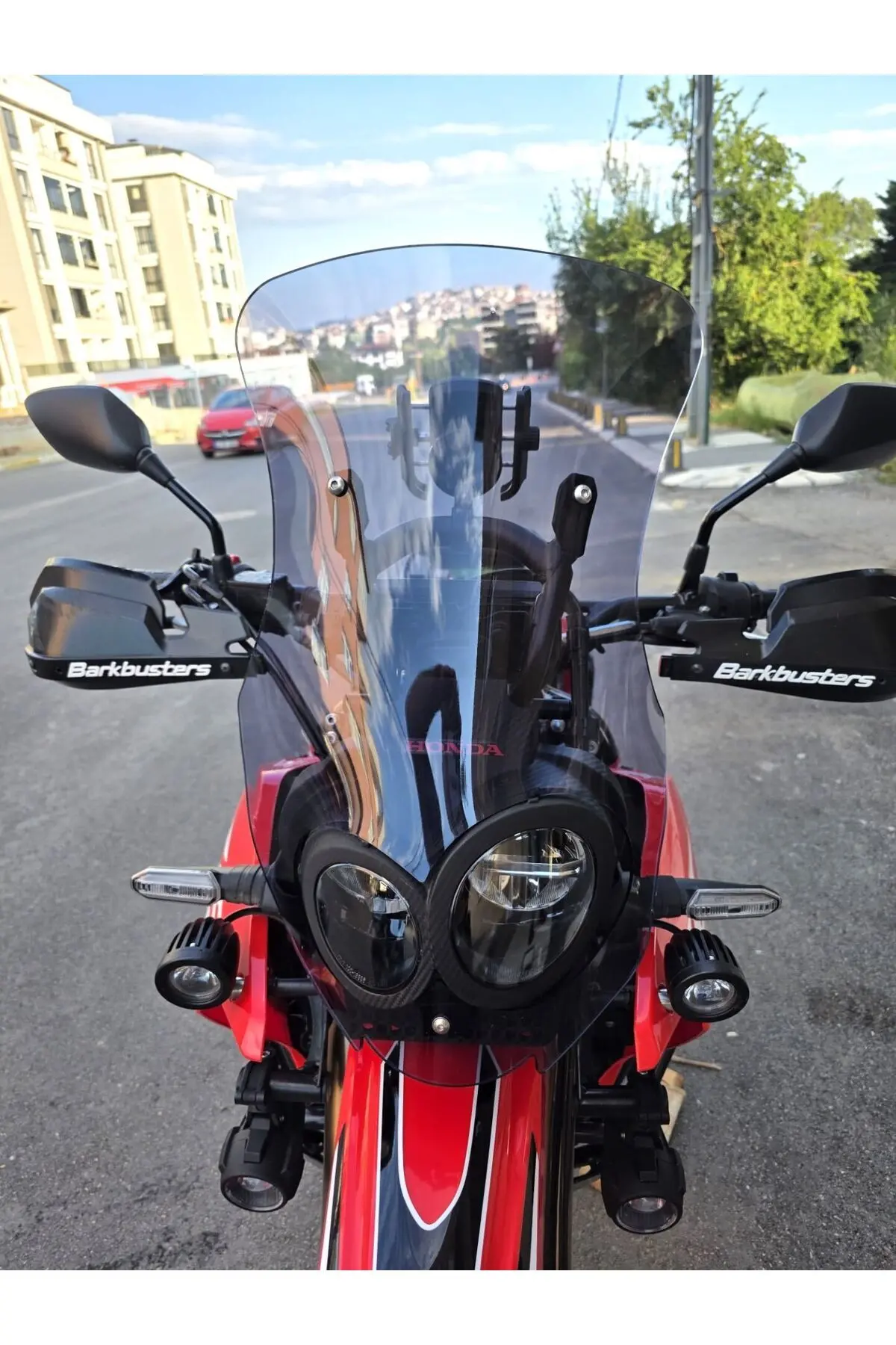 Honda CRF 300 Rally Ön Cam 2017-2026 Model 56cm Füme Renkli 4mm