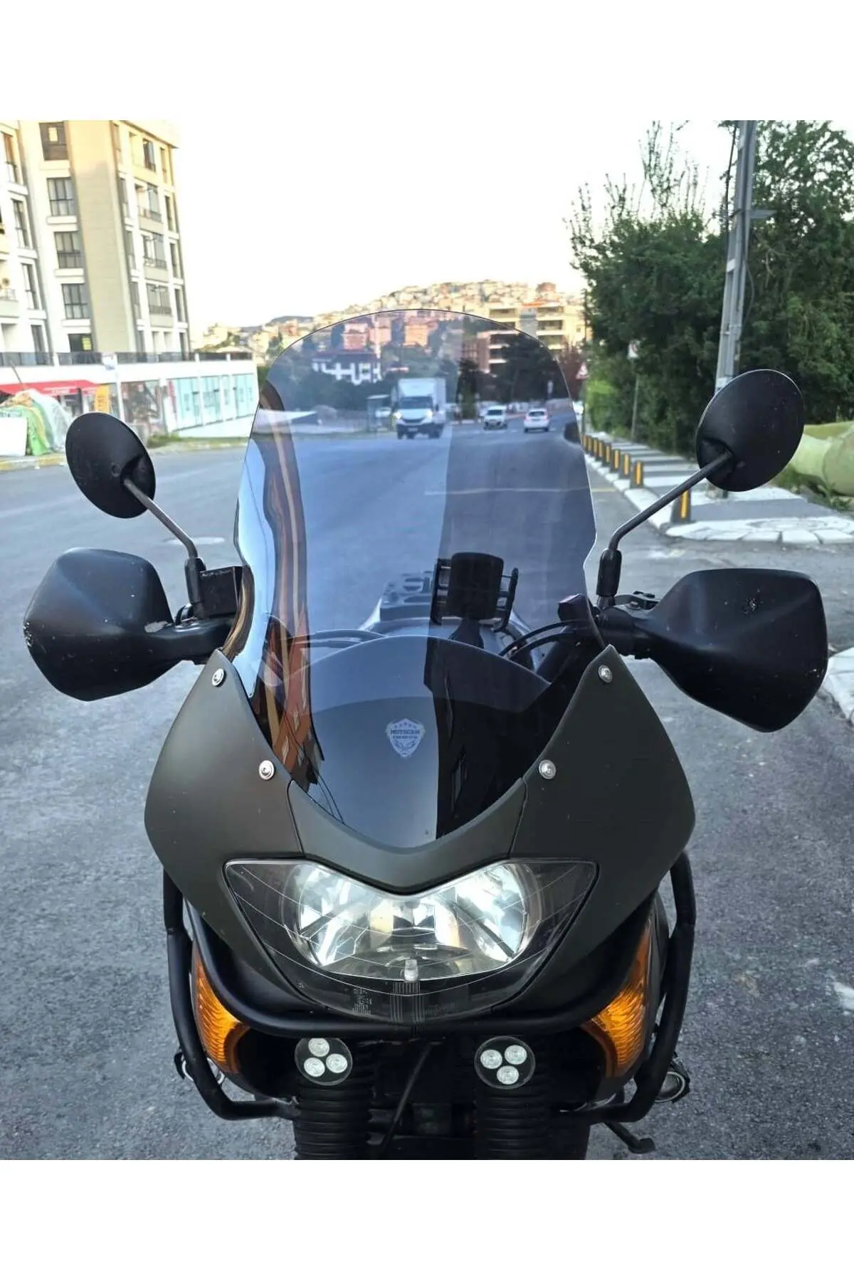 Honda Transalp XL 650 Ön Cam 2000-2008 Model 54cm Füme Renkli 4mm