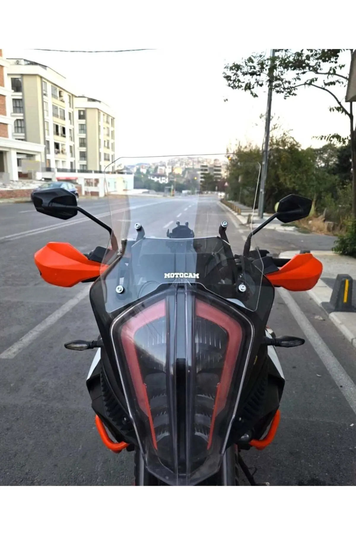 KTM 1290 Super Adventure Ön Cam 2017-2020 Model 43cm Şeffaf Renkli 4mm