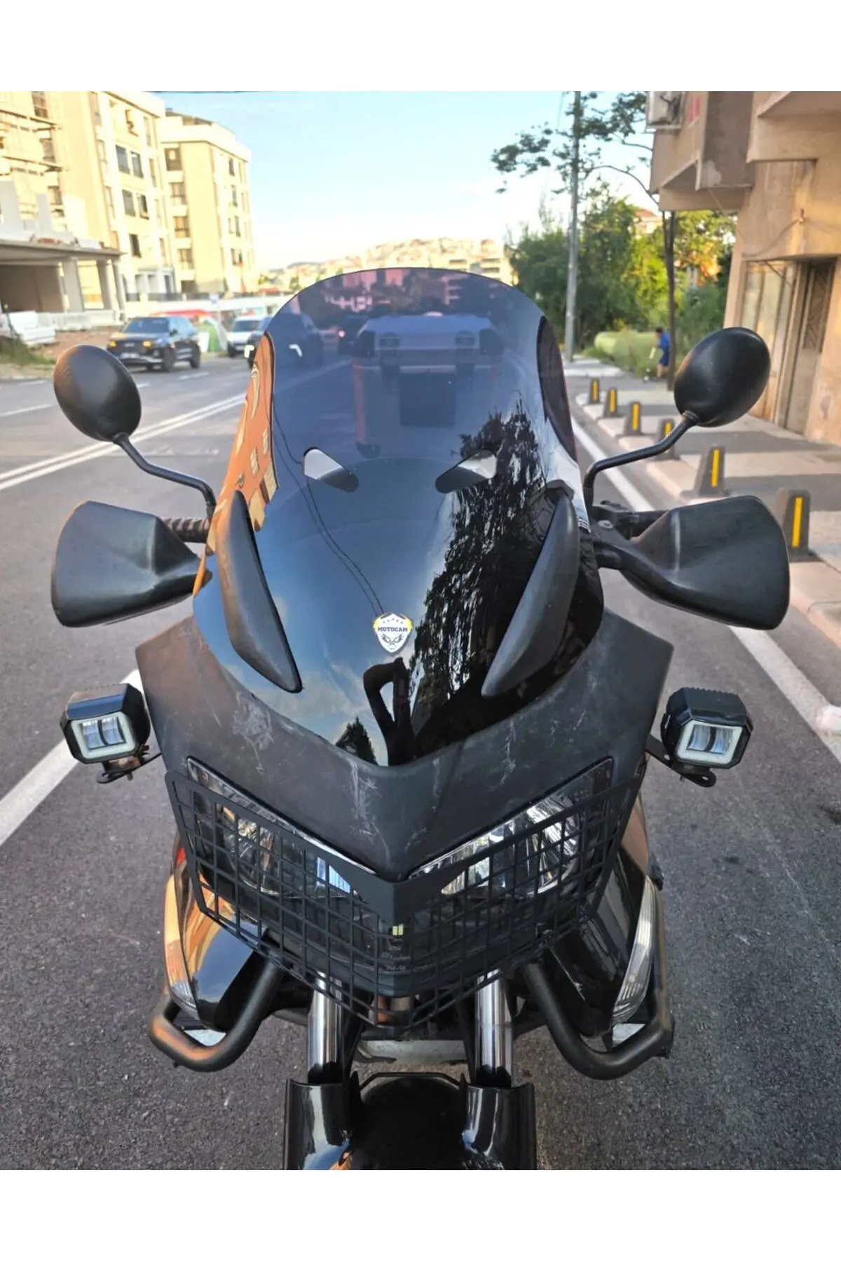 Honda Varadero XL 1000 Ön Cam 2004-2011 Model 48cm Siyah Renkli 4mm