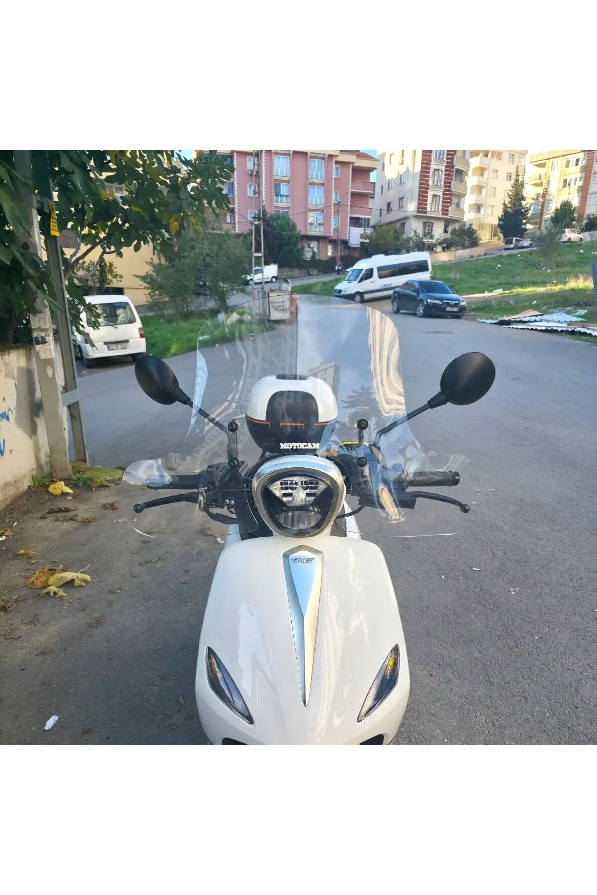 Rks Letbe LB 125 Ön Cam 2023-2026 Model 45cm Şeffaf Renkli 4mm Elcikli APARATSIZ