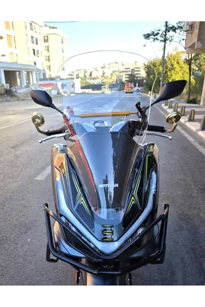 Honda PCX Ön Cam 2025-2026 Model 66cm Şeffaf Renkli 4mm