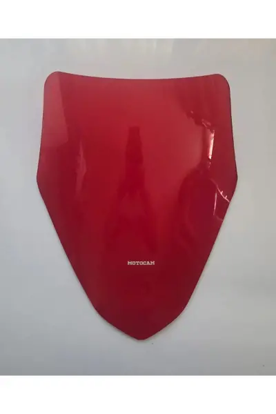Küba Arome 125 Ön Cam 2022-2026 Model 43cm Kırmızı Renkli KISA CAM