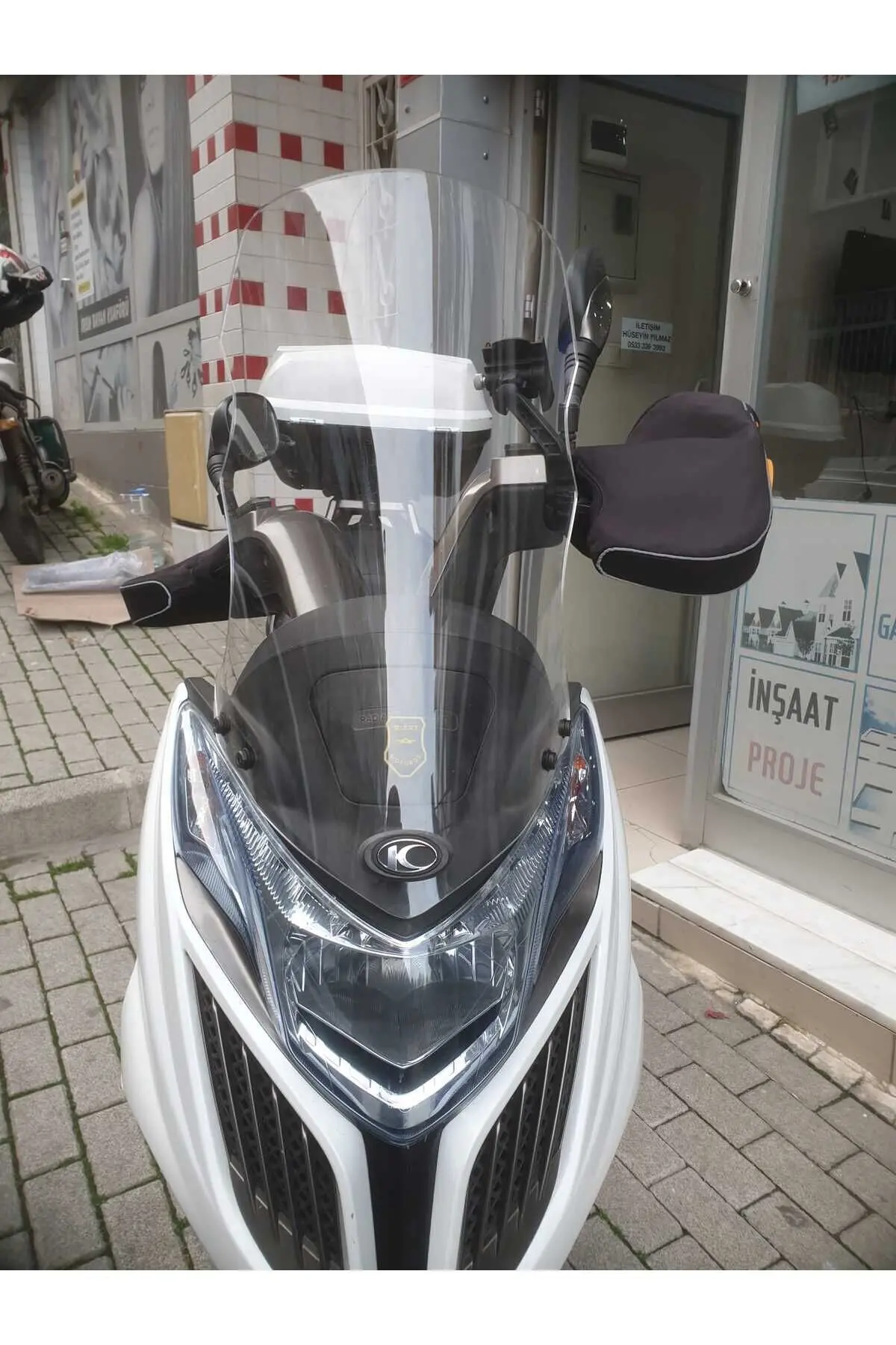 Kymco G Dink 250i Ön Cam 2013 Model 66cm Şeffaf Renkli 4mm