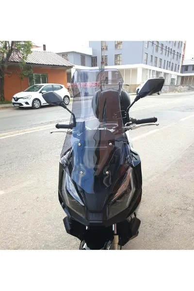 Kanuni Seha 125 Ön Cam 2022-2026 Model 65cm Füme Renkli 4mm ORTA BOYLU