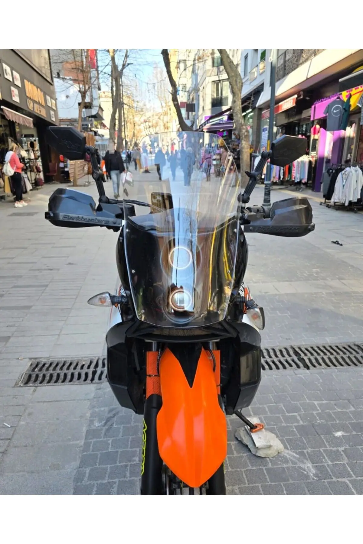 KTM 950-990 Adventure KİT RALLY Ön Cam 2006-2013 Model 51cm Tam Şeffaf Renkli 4mm