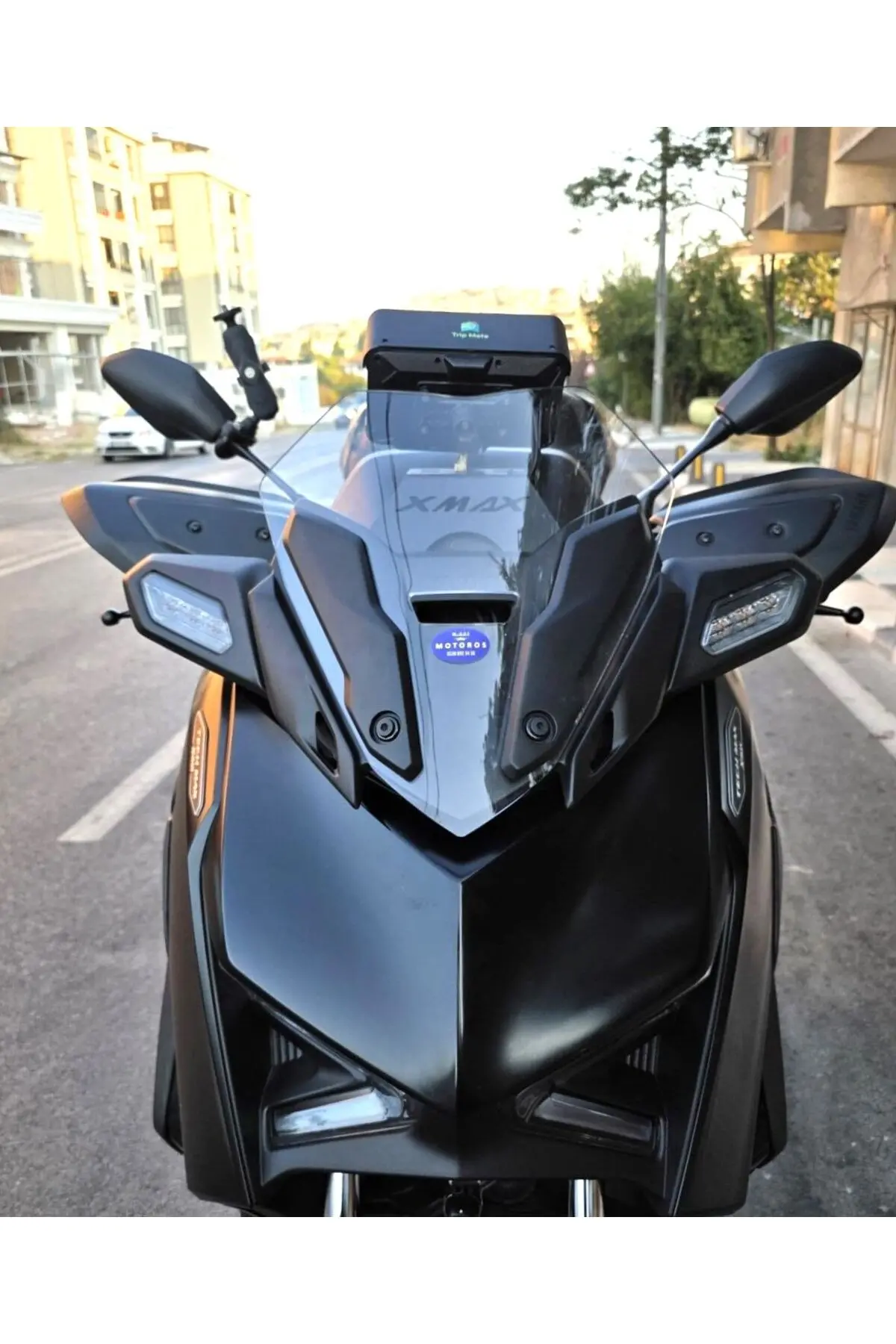 Yamaha Xmax Ön Cam 2023-2026 Model 36cm Şeffaf Renkli 4mm SPORTİF