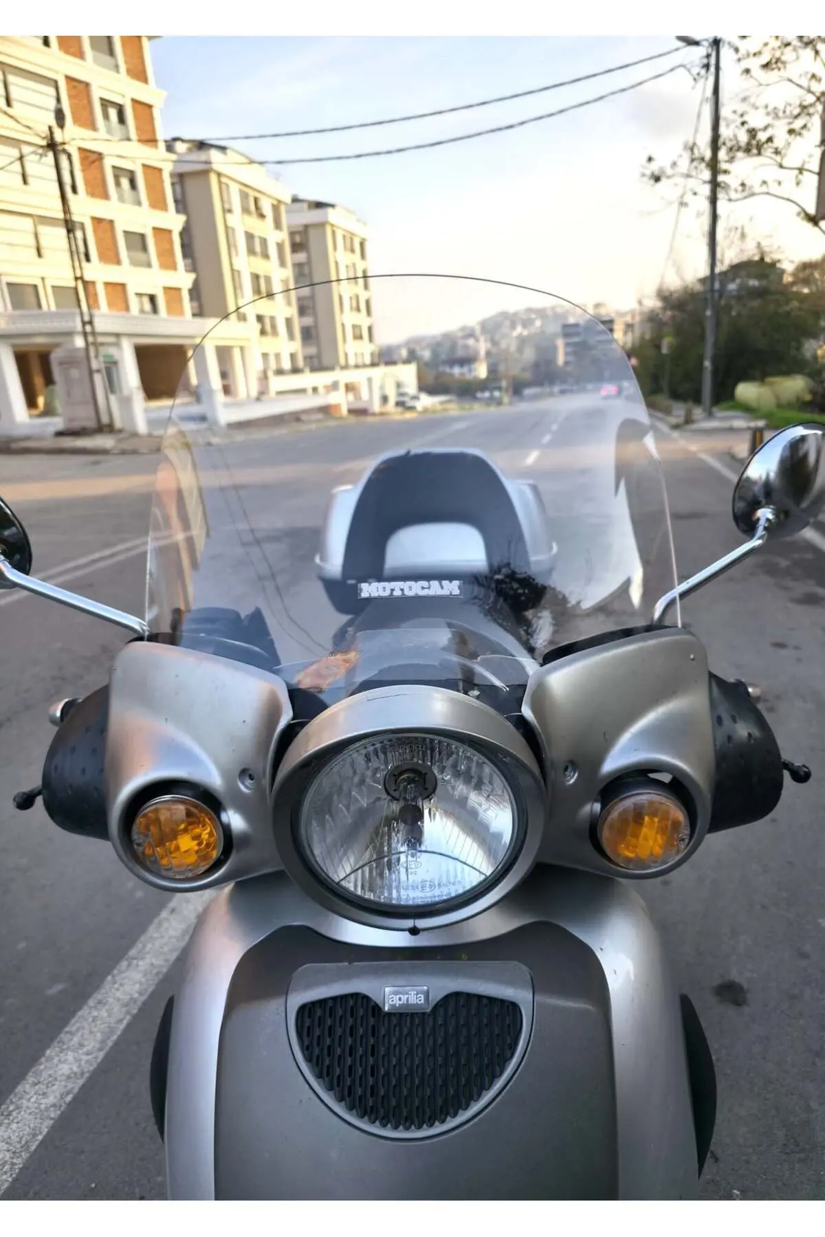 Aprilia Scarabeo 200 Ön Cam 45cm 2002-2007 Model Şeffaf Renkli 4mm