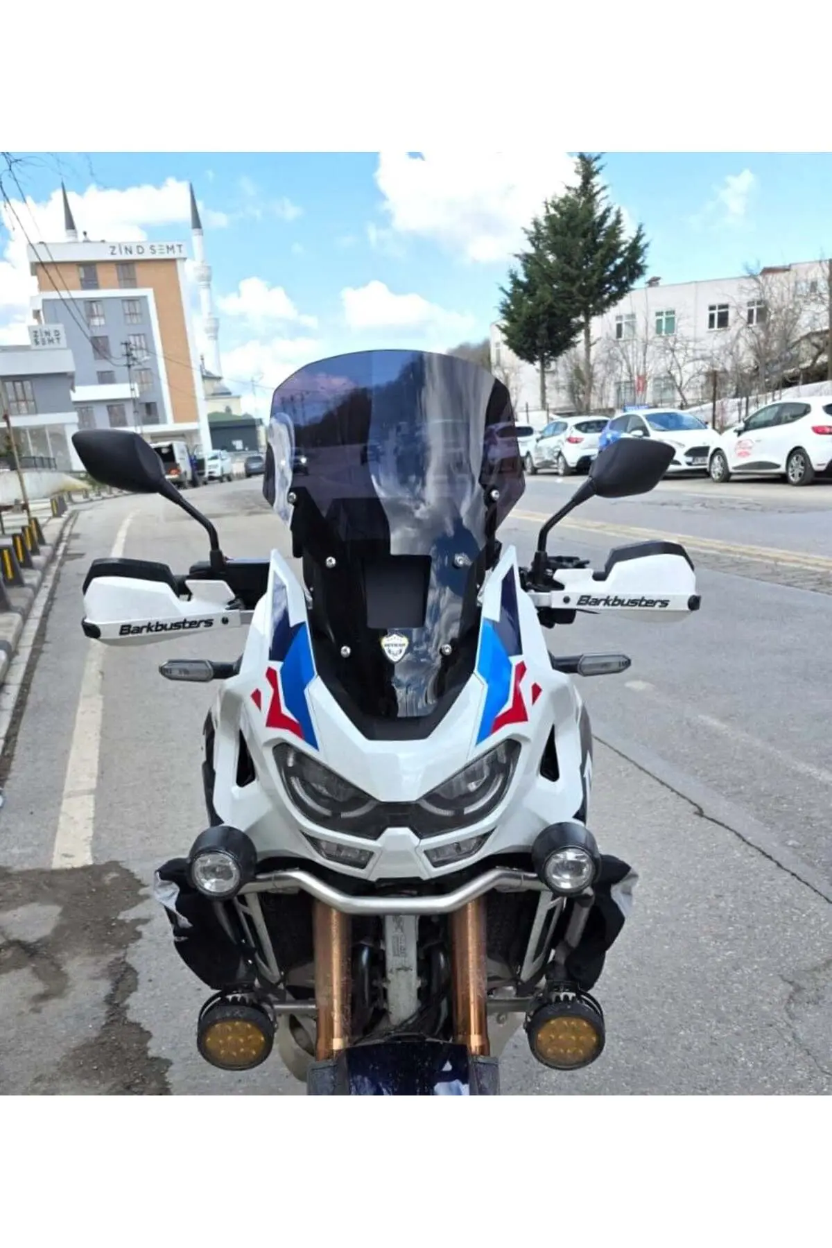 Honda Africa twin CRF 1100 L4 Ön Cam 2023-2026 Model 46cm Siyah Renkli 4mm ORİJİNAL BOYLU