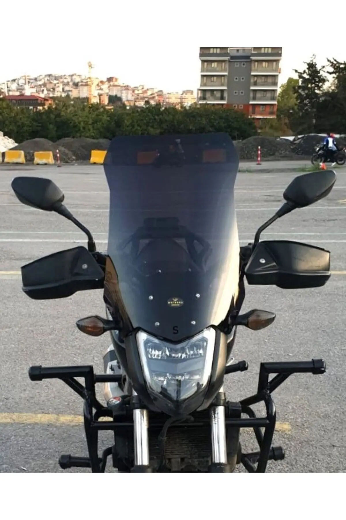 Honda NC 700 750 S Ön Cam 2012-2020 Model 50cm Siyah Renkli 4mm ORTA BOYLU