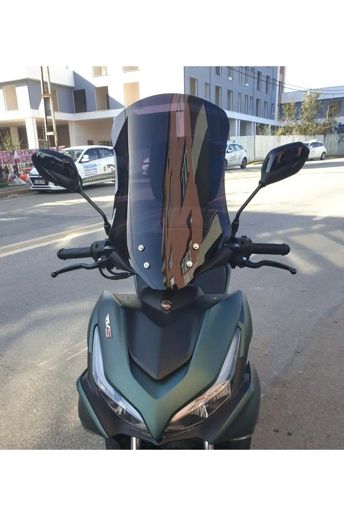 RKS Arome 125 Ön Cam 2023-2026 Model 54cm Siyah Renkli