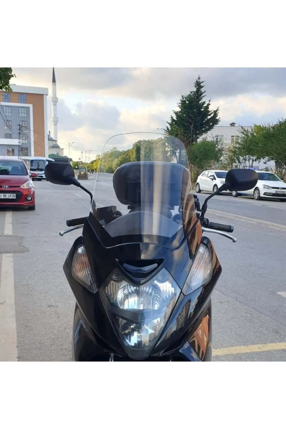 Honda Silverwing SWT 400 Ön Cam 2006-2009 Model 56cm Şeffaf Renkli 4mm