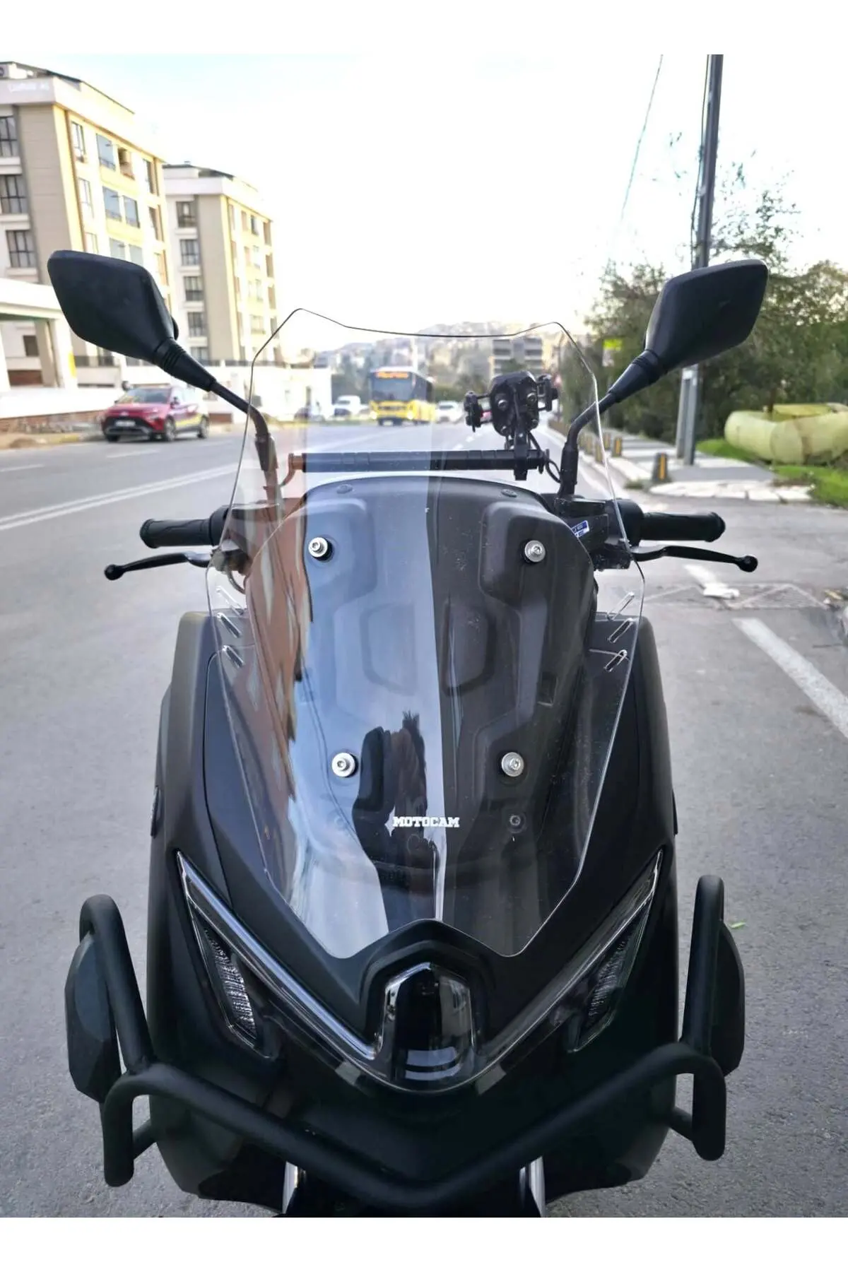 Yamaha Nmax Ön Cam 2025-2026 Model 43cm Şeffaf Renkli SPORTİF