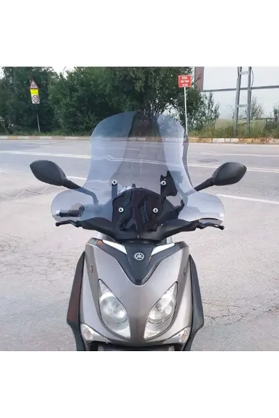 Yamaha Xenter 150 Ön Cam 2013-2016 Model 50cm Füme Renkli 4mm ELCİKLİ